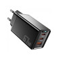 Зарядное устройство ESSAGER ECTAC-KSB01-Z GaN 67W 2Type-C + USB, Black