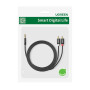 Аудиокабель UGREEN AV116 3.5mm 2RCA 1m, Black