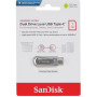 USB - флешка SanDisk USB 3.1 Type-C 1TB (150 Mb/s), Silver