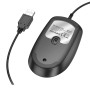 USB Проводная Миша BOROFONE BG17 1600 dpi, Black