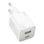 Сетевое зарядное устройство HOCO N41 PD20W / QC3.0 3A, White