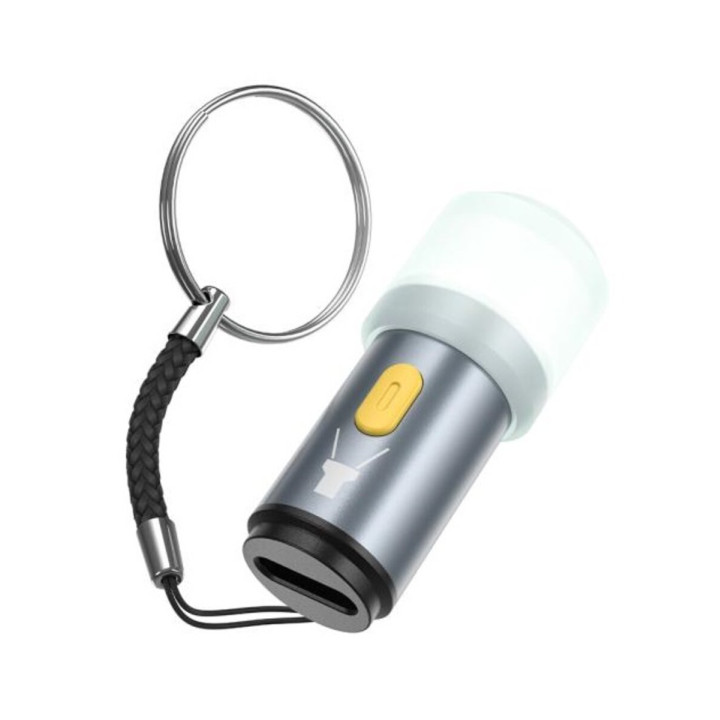 Фонарик HOCO UA38A Type-C to LED light adapter, Gray