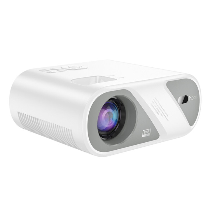 Проектор HOCO DT1 wireless projector (720P same screen version) 20 – 200″, White
