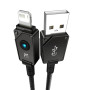 Data Кабель Baseus Unbreakable Series Fast Charging USB to Lightning 2.4A 2m, Cluster Black