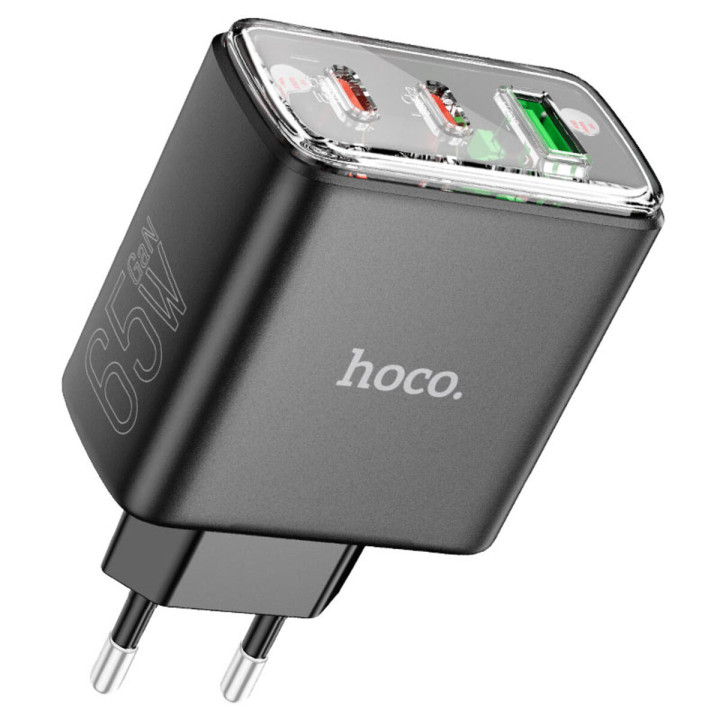 Сетевое зарядное устройство HOCO CS44A PD65W / QC4.0 3,25A, Black