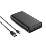 Внешний аккумулятор Power Bank VEGER T100 W2032C Type-C PD QC3.0 / USB 5A 100W 20000mAh, Black