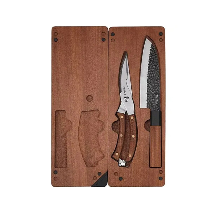 Набор кухонных ножей Nextool NE20171, Brown