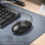 USB Проводная Миша BOROFONE BG17 1600 dpi, Black