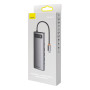 USB - хаб Baseus Metal Gleam Series 12-in-1 Multifunctional Type-C HUB Docking Station, Gray ( WKWG020213 )
