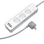 Сетевой Удлинитель BOROFONE BAC9 Power 3-position socket 20W 3m, White