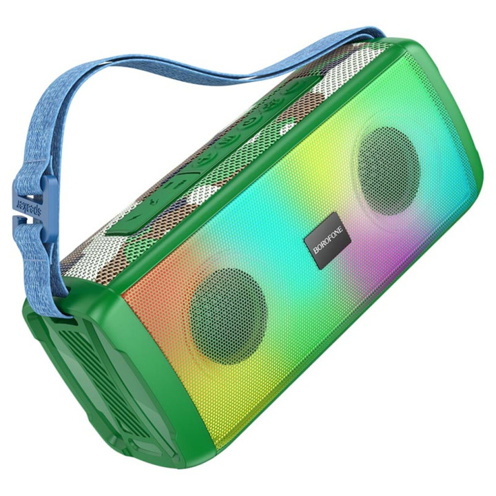 Портативная колонка BOROFONE BR26 Daring sports BT speaker 1500 mAh, Camouflage Green