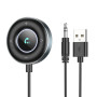 Bluetooth-ресивер BOROFONE BC58 Gamble Car AUX 1.85 м, Metal Gray