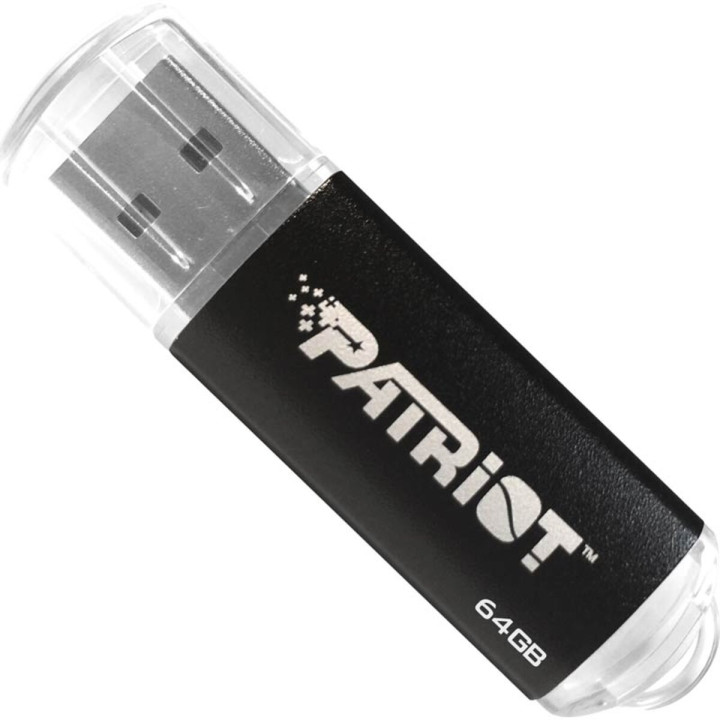 USB флешка Patriot USB 2.0 Xporter Pulse 64GB, Metal Black