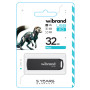 USB - флешка Wibrand USB 2.0 Mink 32Gb, Black