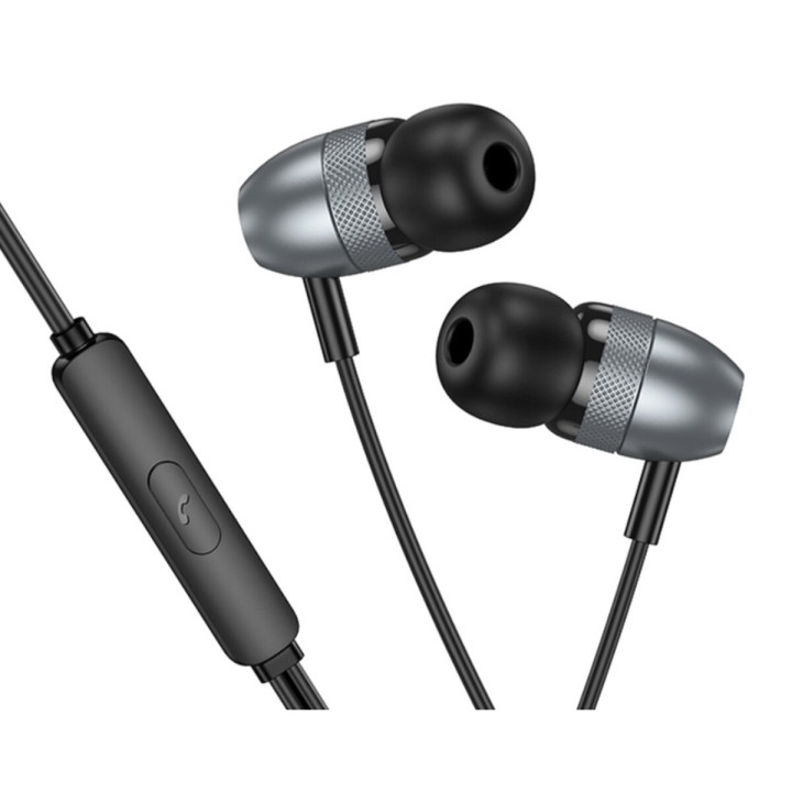 Проводные вакуумные наушники BOROFONE BM95 Type-C 1.2m, Black