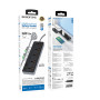 Сетевой удлинитель BOROFONE BAC5A Lord 5 socket EU PD20W / Type-C / USB, Black
