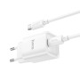 Сетевое зарядное устройство HOCO C148A Charm single port PD30W Type-C to Type-C, White