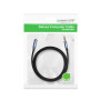 Аудиокабель - удлинитель UGREEN AV118 3.5mm Male to 3.5mm Female 2m, Black