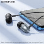 Проводные вакуумные наушники BOROFONE BM95 Type-C 1.2m, Black