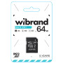 Карта памяти microSDXC Wibrand WICDXU1 (UHS-1) 64Gb class 10