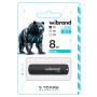 USB - флешка Wibrand USB 2.0 Grizzly 8Gb, Black