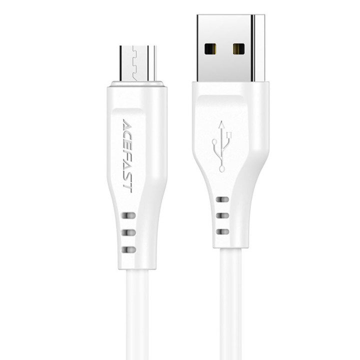 Data - Кабель ACEFAST C3-09 USB to Micro-USB 2,4A 1.2m, White