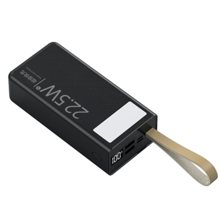 Внешний аккумулятор Power Bank WUW TUGII-Y54 PD22.5W QC3.0 40000mAh, Black