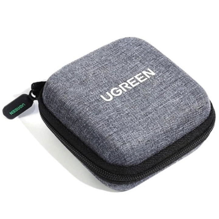 Чехол для наушиков UGREEN LP128 UGR-70577 Earphone Carrying Case Bag Fabric, Gray
