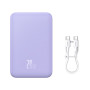 Внешний аккумулятор Power Bank Baseus Magnetic Mini Wireless 20000mAh 20W, Purple ( PPCX150005 )