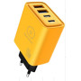 Сетевое зарядное устройство WUW C212 PD48W / QC3.0, Yellow