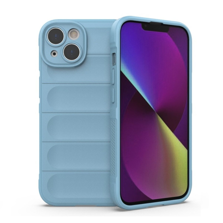 Чехол - накладка Cosmic Magic Shield для iPhone 14, Light-Blue