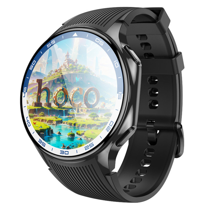 Смарт-часы HOCO Y24 AMOLED Smart sports watch (call version), Black