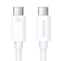 Data - Кабель Baseus Superior Series USB-C to Type-C 240W 1.8 м, Moon-White