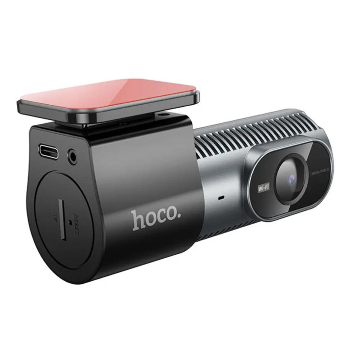 Автомобильный видеорегистратор HOCO DV13 Screenless hidden 200 mAh, Iron Gray