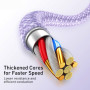 Data Кабель Baseus Dynamic Series Fast Charging USB to Lightning 2.4A 2m, Purple ( CALD000505 )