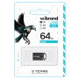 USB - флешка Wibrand USB 2.0 Hawk 64Gb, Black
