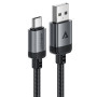 Data - Кабель ACEFAST C20-04 USB to Type-C 1.2 м, Black