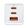 Сетевое зарядное устройство Baseus GaN5 Pro PD65W / QC4.0 Cable Type-C to Type-C, White