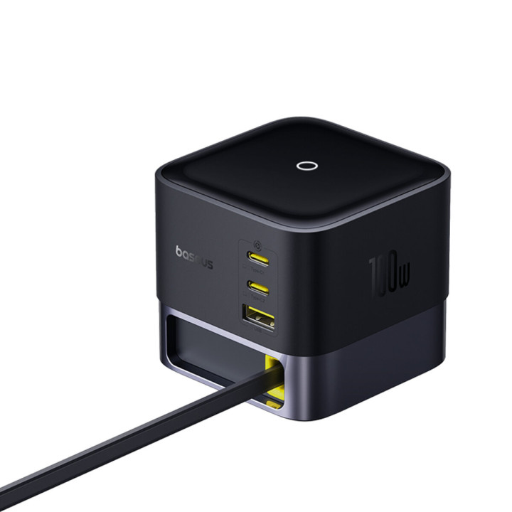 Сетевое зарядное устройство Baseus Super GaN Desktop Charger PD100W / QC3.0, Cosmic-Black