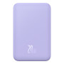 Внешний аккумулятор Power Bank Baseus Magnetic Mini Wireless 20W 5000mAh, Nebula Purple