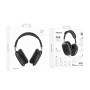 Bluetooth наушники BOROFONE BO22 Plus Elegant BT headphones Deep Space 800 mAh, Black