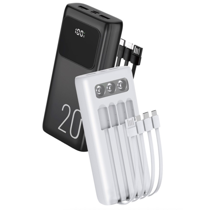 Зовнішній акумулятор WUW Y2110.5 W  20000mAh, Black