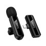Беспроводная микрофонная система HOCO L20 Fair wireless microphone Lightning, Black