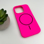 Чехол Cosmic Silicone Case Magnetic для iPhone 15 Pro, Shiny Pink
