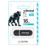 USB-флешка Wibrand USB 2.0 Panther 16Gb, Black