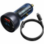 Автомобильное зарядное устройство Baseus Particular Digital Display QC / PPS Car Charger 65W Dark - Gray ( TZCCKX-0G )