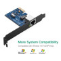 Сетевая карта для PC UGREEN US230 Gigabit 10 / 100 / 1000Mbps PCI Express Network Adapter, Black