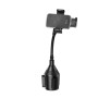 Автодержатель для телефона HOCO H63 Utmost push-type car mount (cup holder), Black
