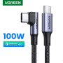 Data-Кабель UGREEN US334 USB-C 2.0 to Type-C 1m, Black