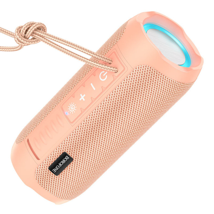 Портативная Bluetooth колонка BOROFONE BR21 1200 mAh, Candy Pink